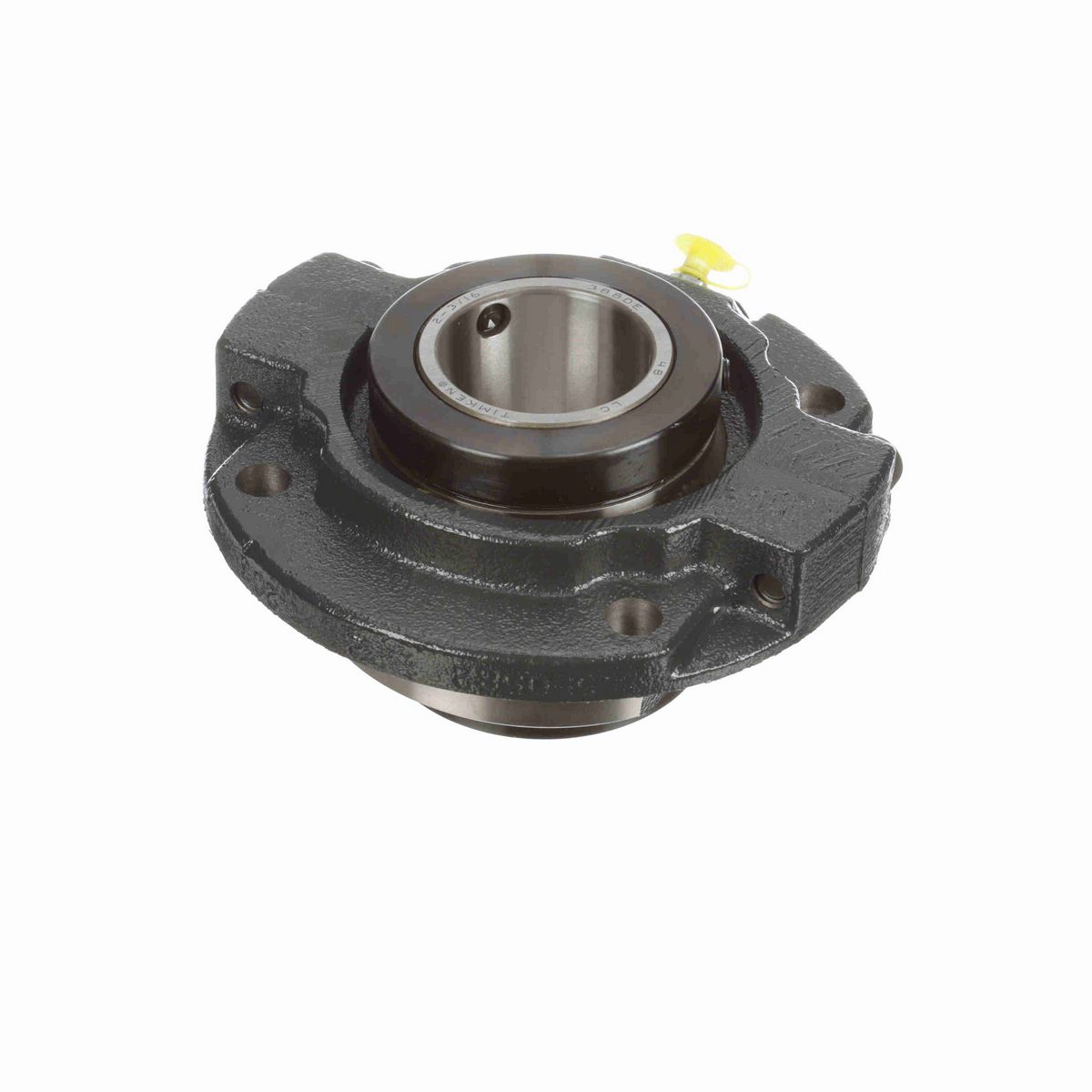 Sealmaster Mounted Cast Iron Piloted Flange Tapered Roller - 52100 Bearing Steel - Double Collar Mount Lock - RFP 203