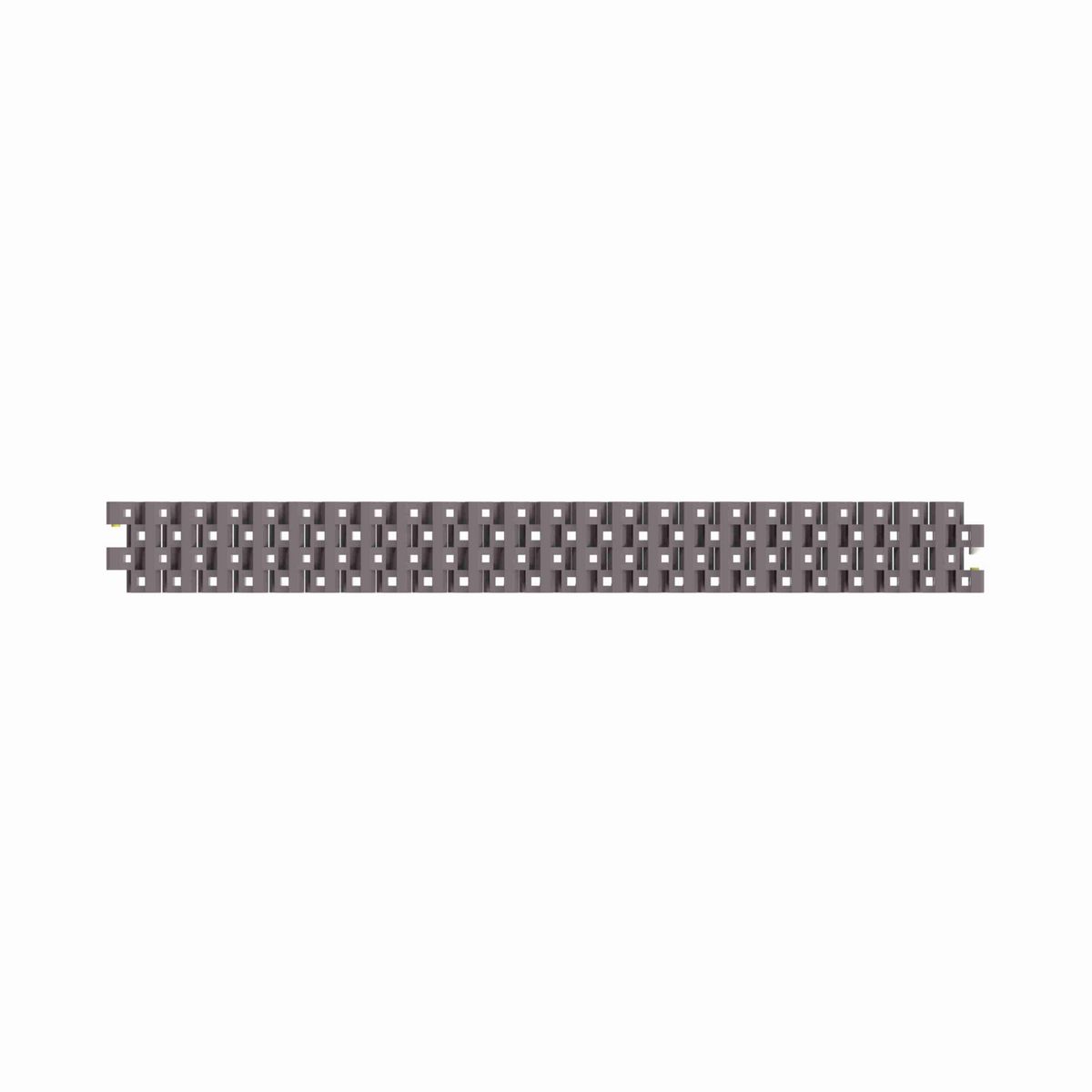 Rexnord 1506 Straight Running Flush Grid, Material: Brown High Performance, Width: 38mm, Pitch: 15mm - 81441411