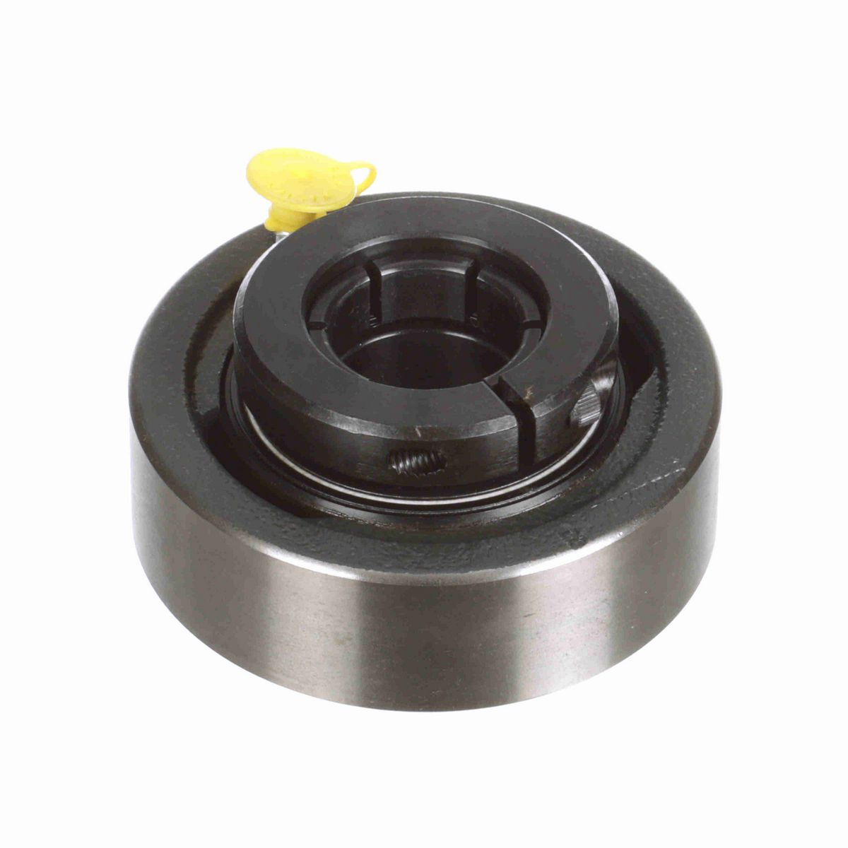 Sealmaster Mounted Cast Iron Cylindrical Cartridge Ball Bearing - 52100 Bearing Steel, Black Oxided - Concentric Lock - MSC-20T
