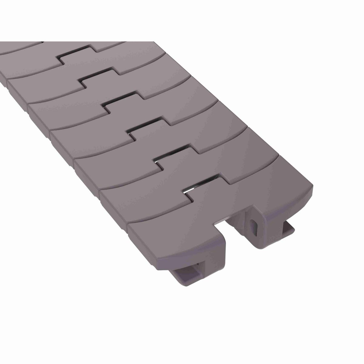 Rexnord 1050 FT TAB Side-flexing Solid Top, Material: Brown High Performance, Width: 3.3in, Pitch: 1in - 749.63.31