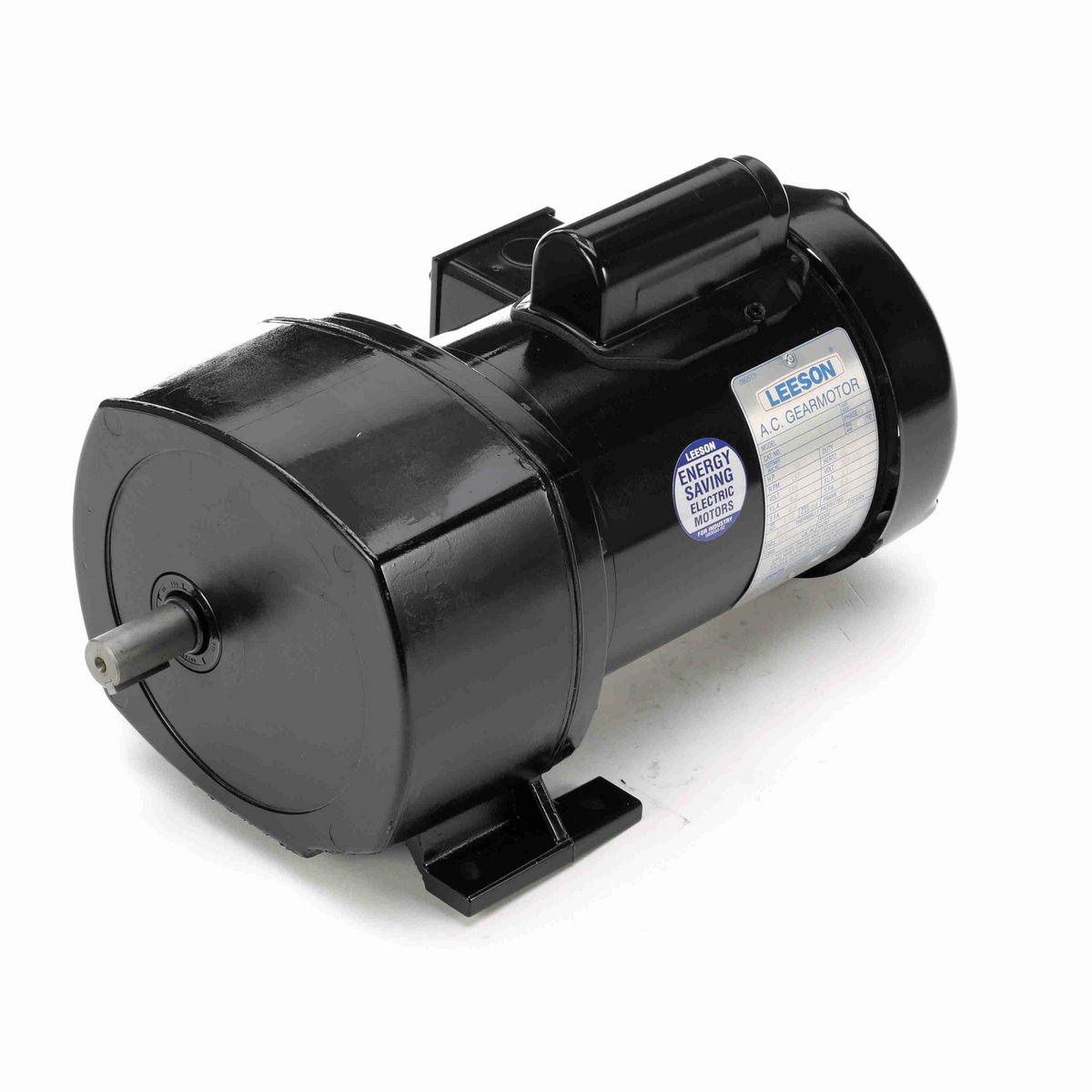 LEESON Parallel Shaft Gearmotor, 0.33 HP, 1 Ph, 60 Hz, 115/208-230 V, 157 RPM, 48Y Frame, TEFC - 107008.00