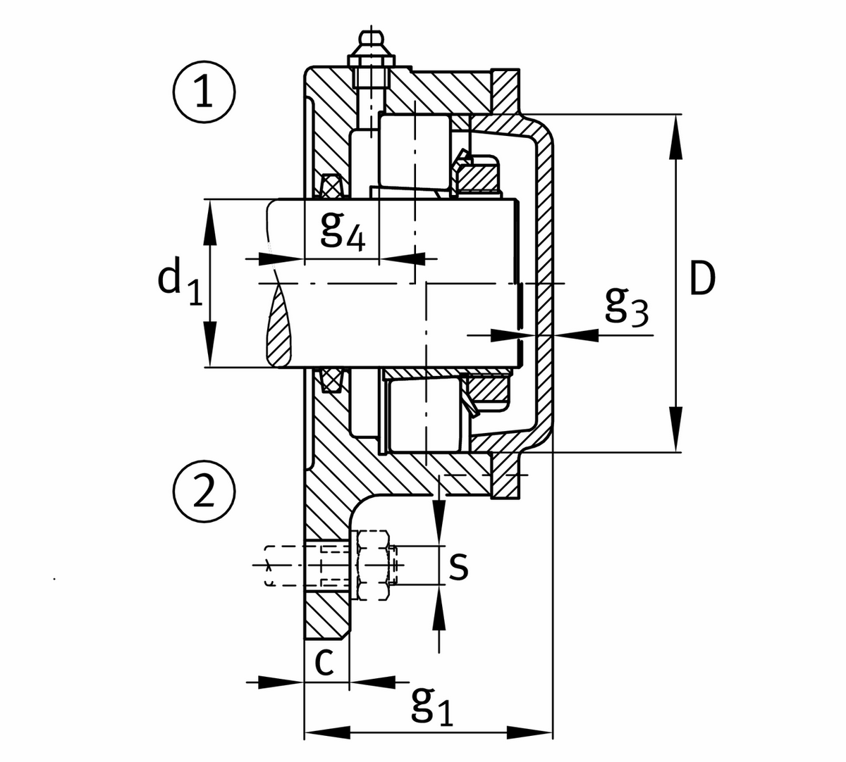 Фланцевый корпус FAG F513-A-L