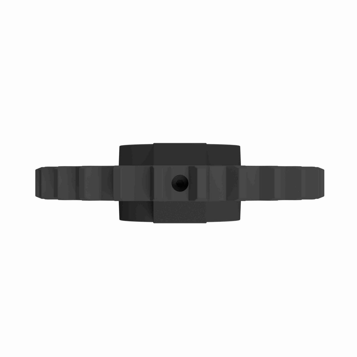 Rexnord 5700 Series Solid One Piece Molded Acetal Sprocket with 24 Teeth and a 1in Round Shaft-Ready Bore with Keyway & 2 Setscrews - 114-1597-1