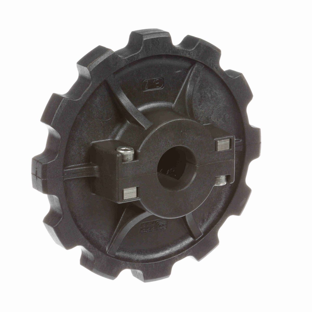 System Plast 880 Series Split Molded Sprocket with 12 Teeth and a 1in Round Idler Bore - 880-12R1-RS