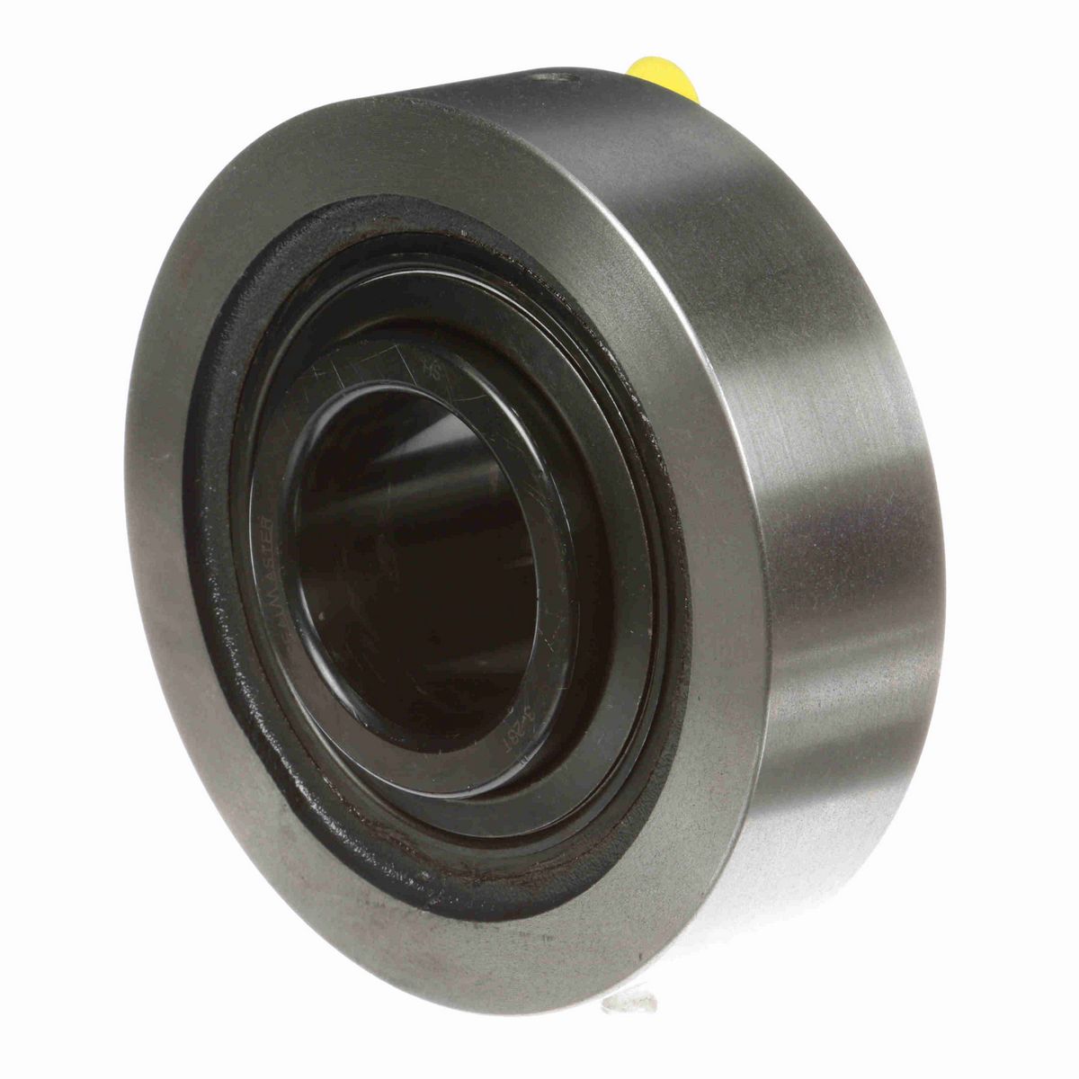 Sealmaster Mounted Cast Iron Cylindrical Cartridge Ball Bearing - 52100 Bearing Steel, Black Oxided - Concentric Lock - MSC-35T