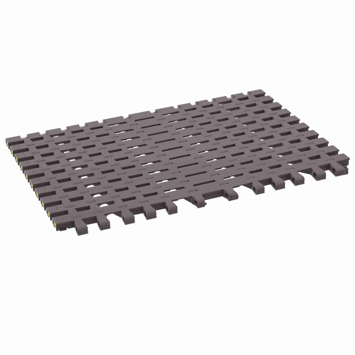 Rexnord 7956GT Side-flexing Flush Grid, Material: Brown High Performance, Width: 18in, Pitch: 1.25in - 10324707