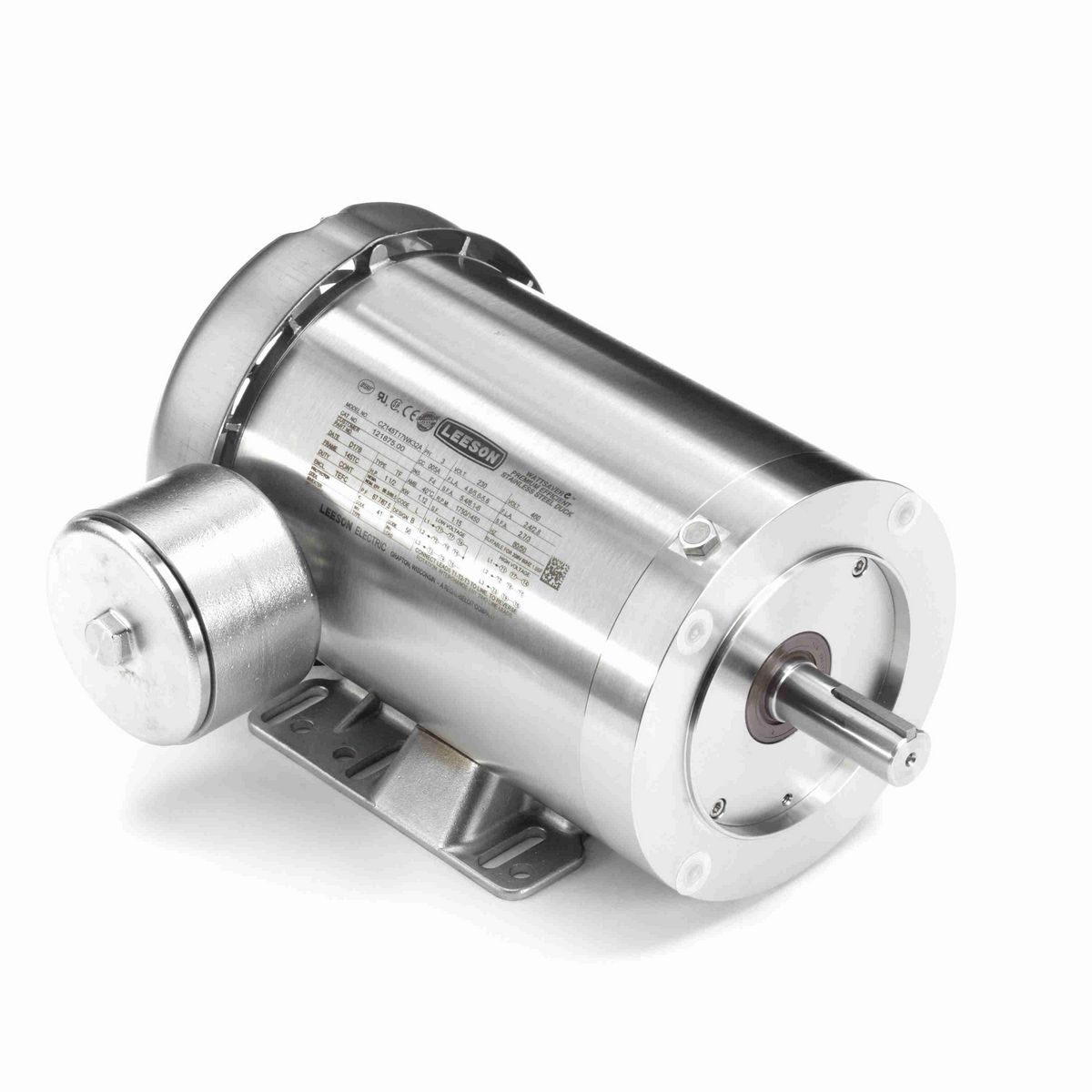 LEESON Premium Duck™ General Purpose Motor, 1.50 & 1.50 HP, 3 Ph, 60 & 50 Hz, 230/460 & 208-230/460 V, 1800 & 1500 RPM, 145TC Frame, TEFC - 121875.00
