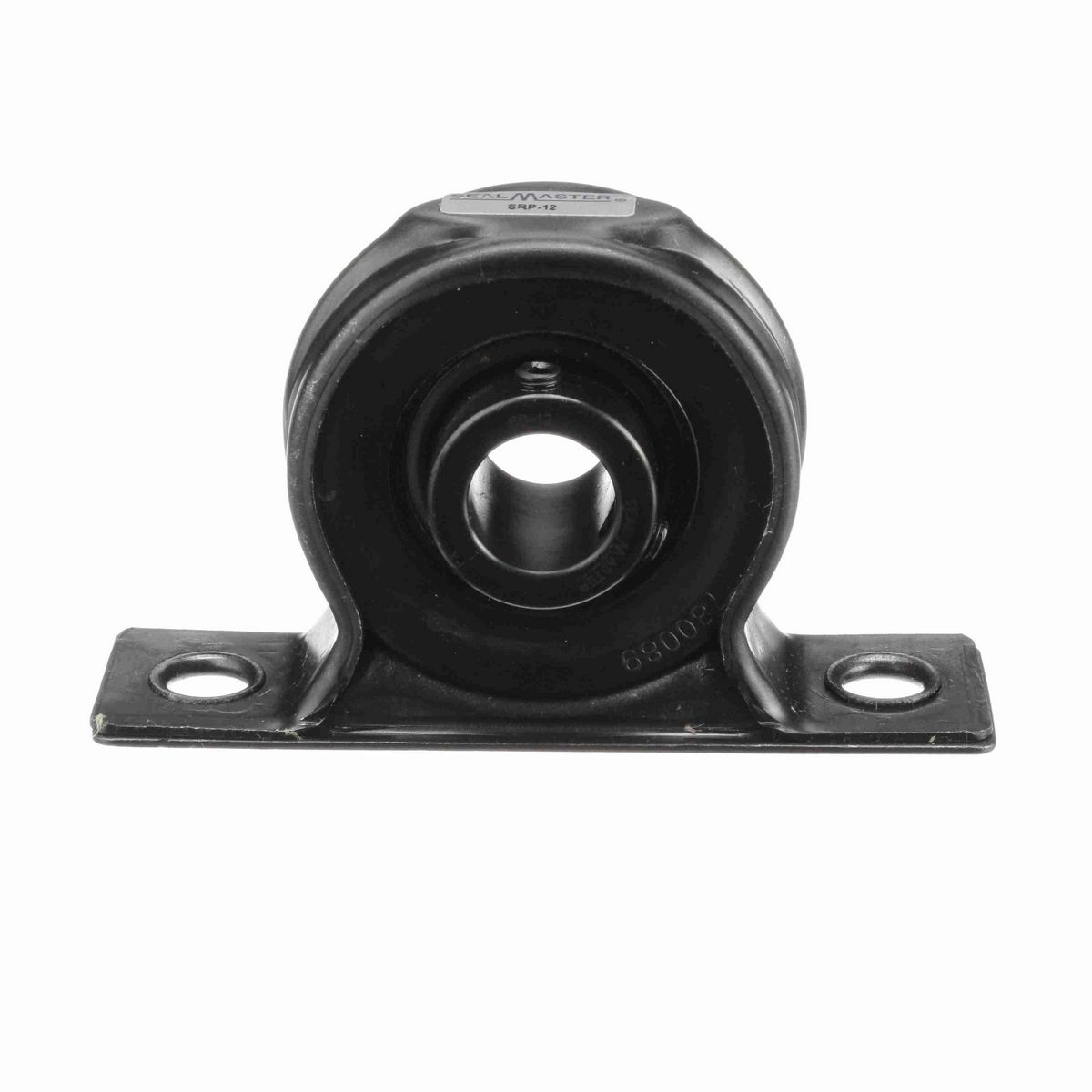 Sealmaster Mounted Stamped Steel Two Bolt Pillow Block Ball Bearing - 52100 Bearing Steel, Black Oxided - Setscrew Lock - SRP-12