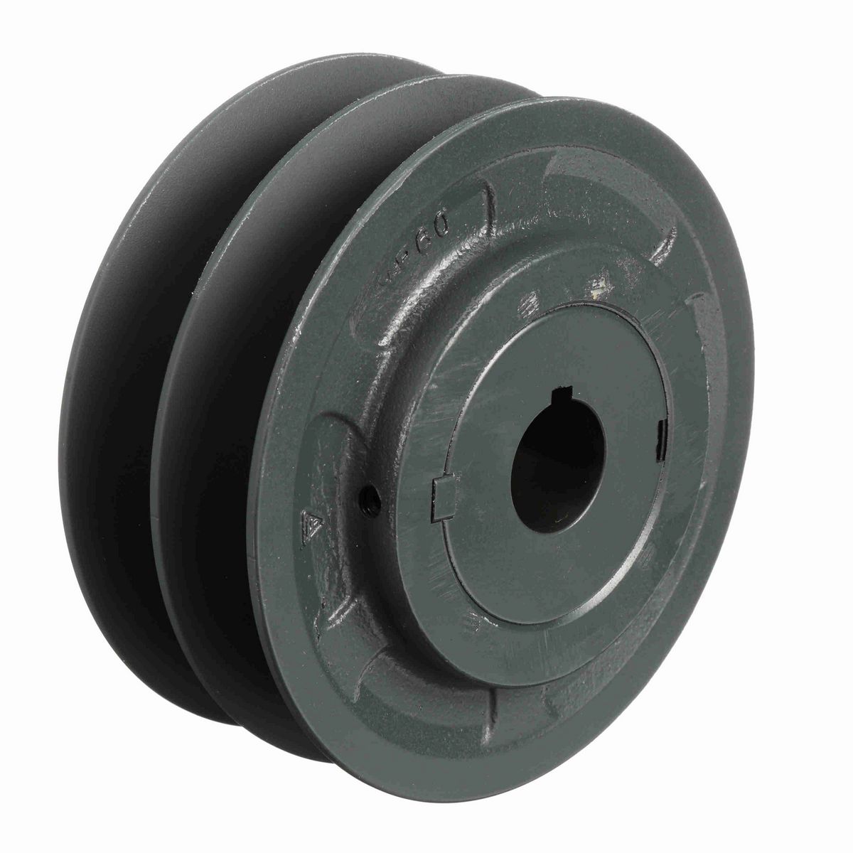 Browning 2 Groove Cast Iron Finish Bore FHP Variable Pitch Sheave - 2VP60X 1 1/8