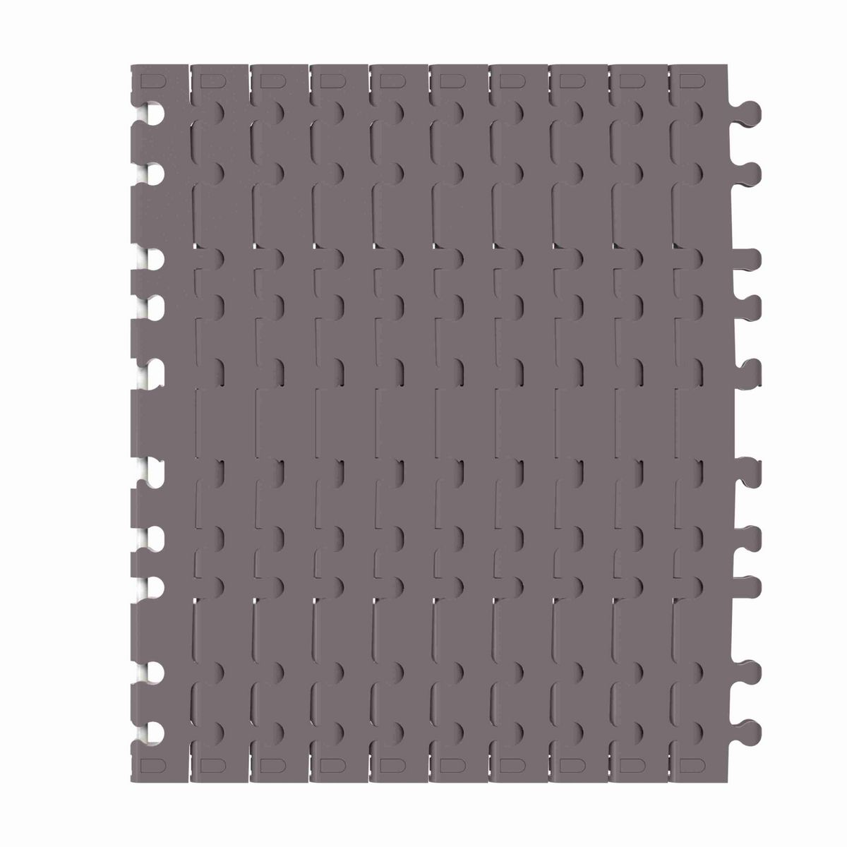 Rexnord 7956GT Side-flexing Flush Grid, Material: Brown High Performance, Width: 15in, Pitch: 1.25in - 81450301
