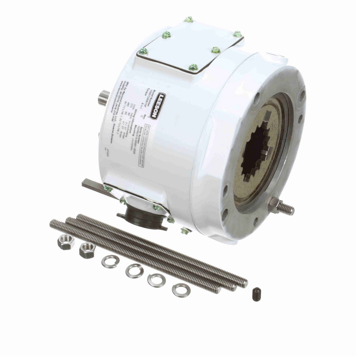LEESON 6 LB-FT COUPLER BRAKE.56C/143-5TC.NEMA4X/IP55/BISSC.575V.1PH.ALUMINUM STEARNS - 175574.00