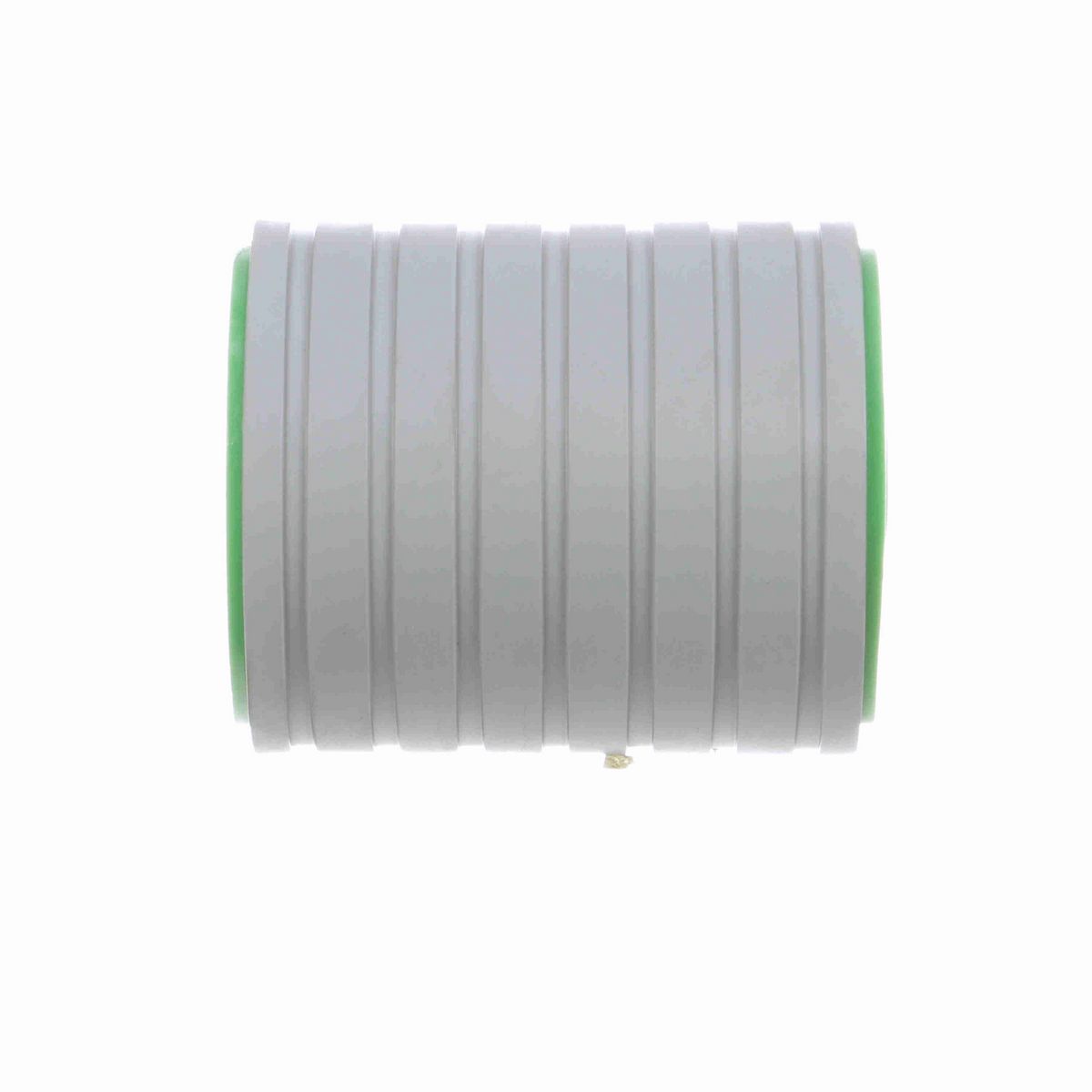 System Plast Return Roller with Rubber; OD: 67-mm, Shaft Dia: 18-mm, Length: 82.5-mm, Color: Green - RR-67B18ML83-PEG