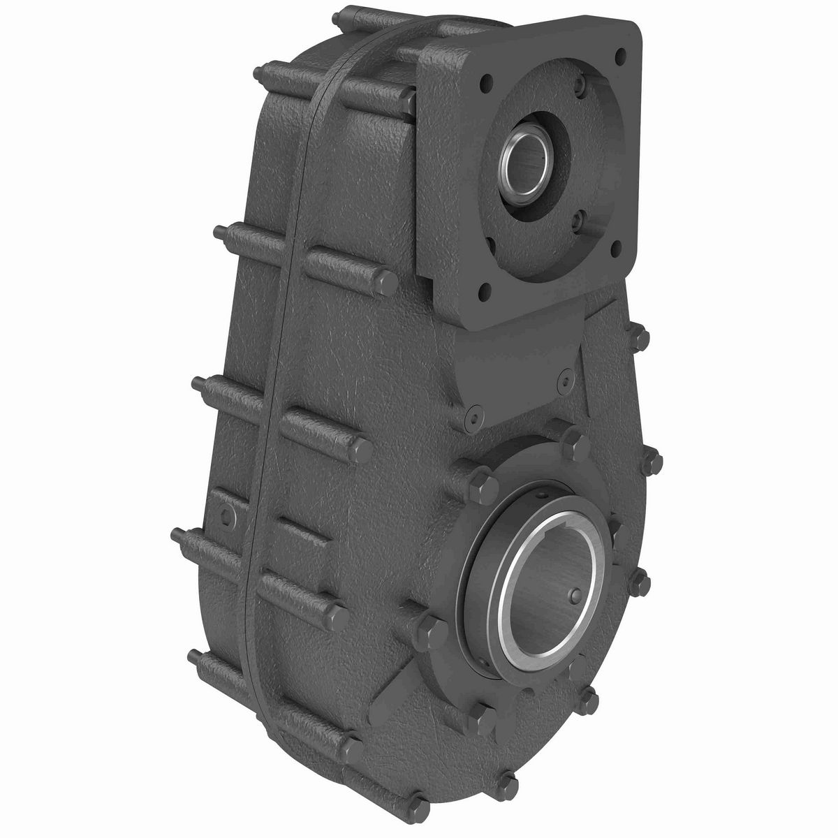 Hub City Parallel Shaft Drive Cast Iron Parallel Shaft Drive - 4H 7.99/1 S B4 2.938 1.250 DIA - 5/16 X 1/8 KW