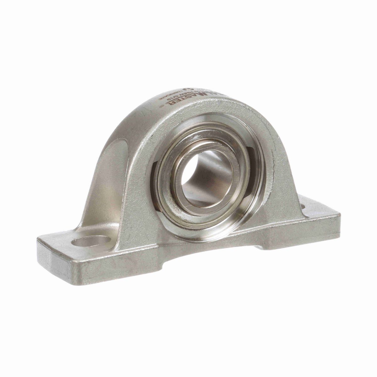Sealmaster Mounted Stainless Steel Two Bolt Pillow Block Ball Bearing - 52100 Bearing Steel, Phosphorus Nickel Coated - Setscrew Lock - Corrosion Resistant - Reduced Maintenance - Lubed for Life - CRPS-PN19 RMW