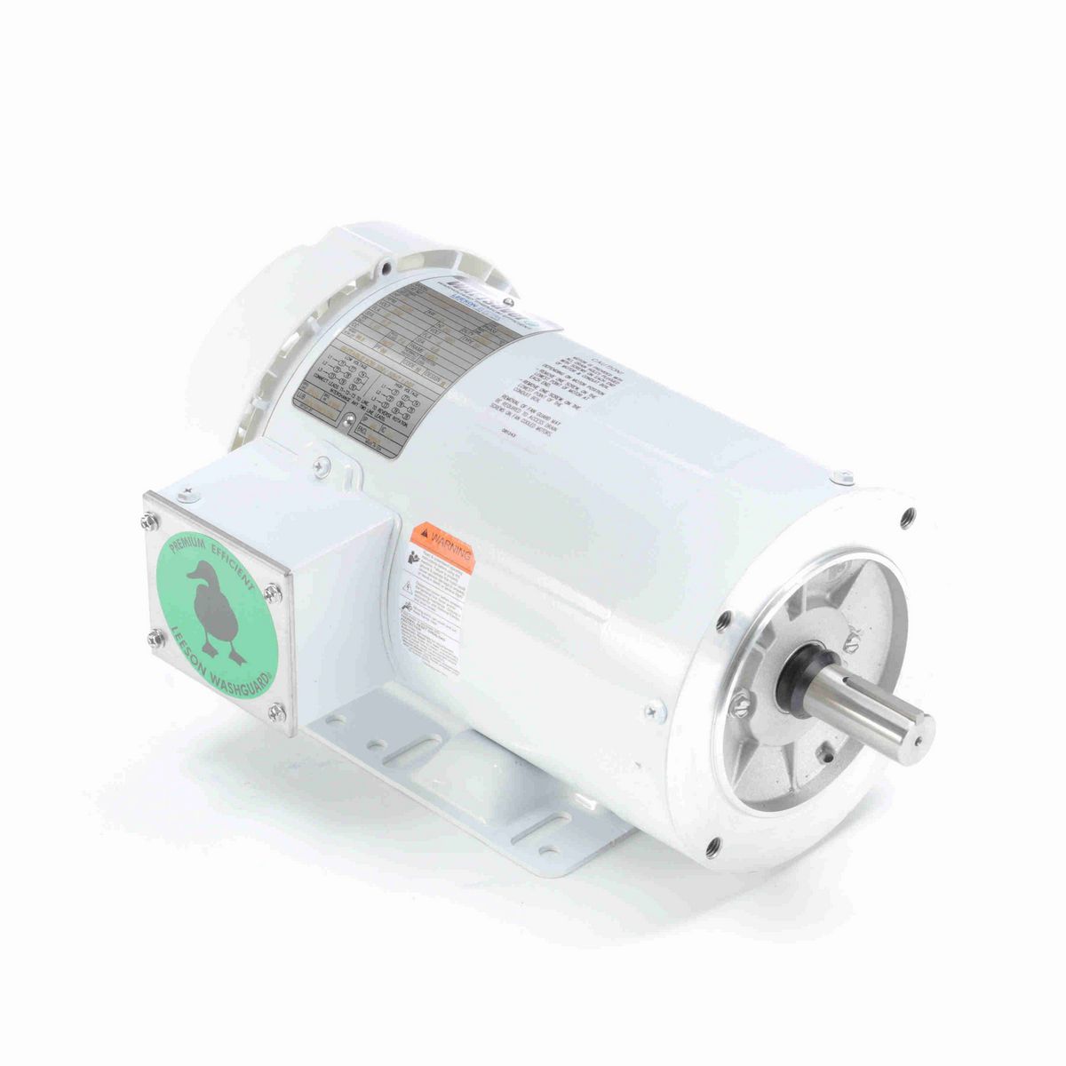 LEESON White Duck™ General Purpose Motor, 3 HP, 3 Ph, 60 Hz, 230/460 V, 3600 RPM, 145TC Frame, TEFC - 121870.00