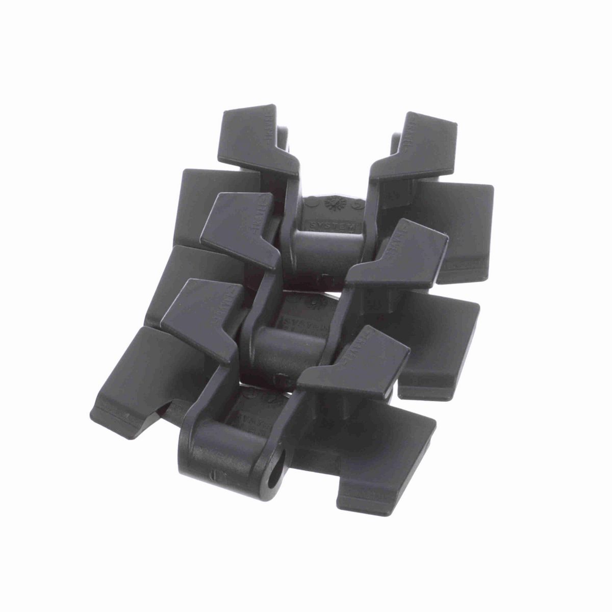 System Plast 878TAB VG Side-flexing SuperGrip™, Material: NG evo (Gray Blue), Width: 3.25in, Pitch: 1.5in - NGE878TAB-K325VG