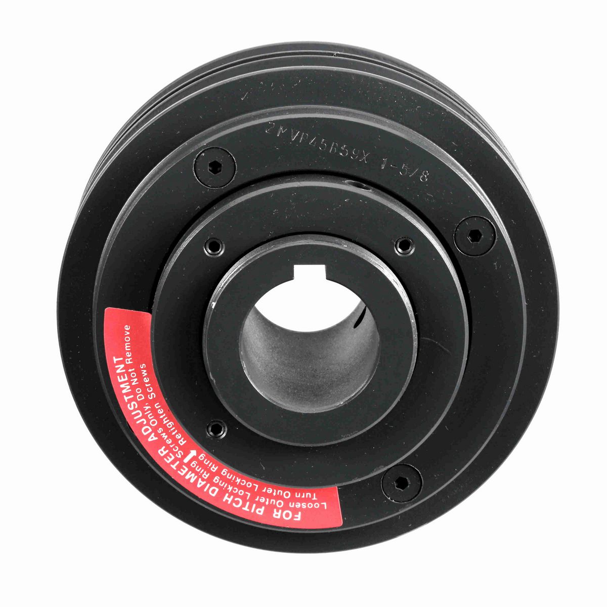 Browning 2 Groove Cast Iron Finished Bore Multiple Variable Pitch Sheave - 2MVP45B59X 1 5/8