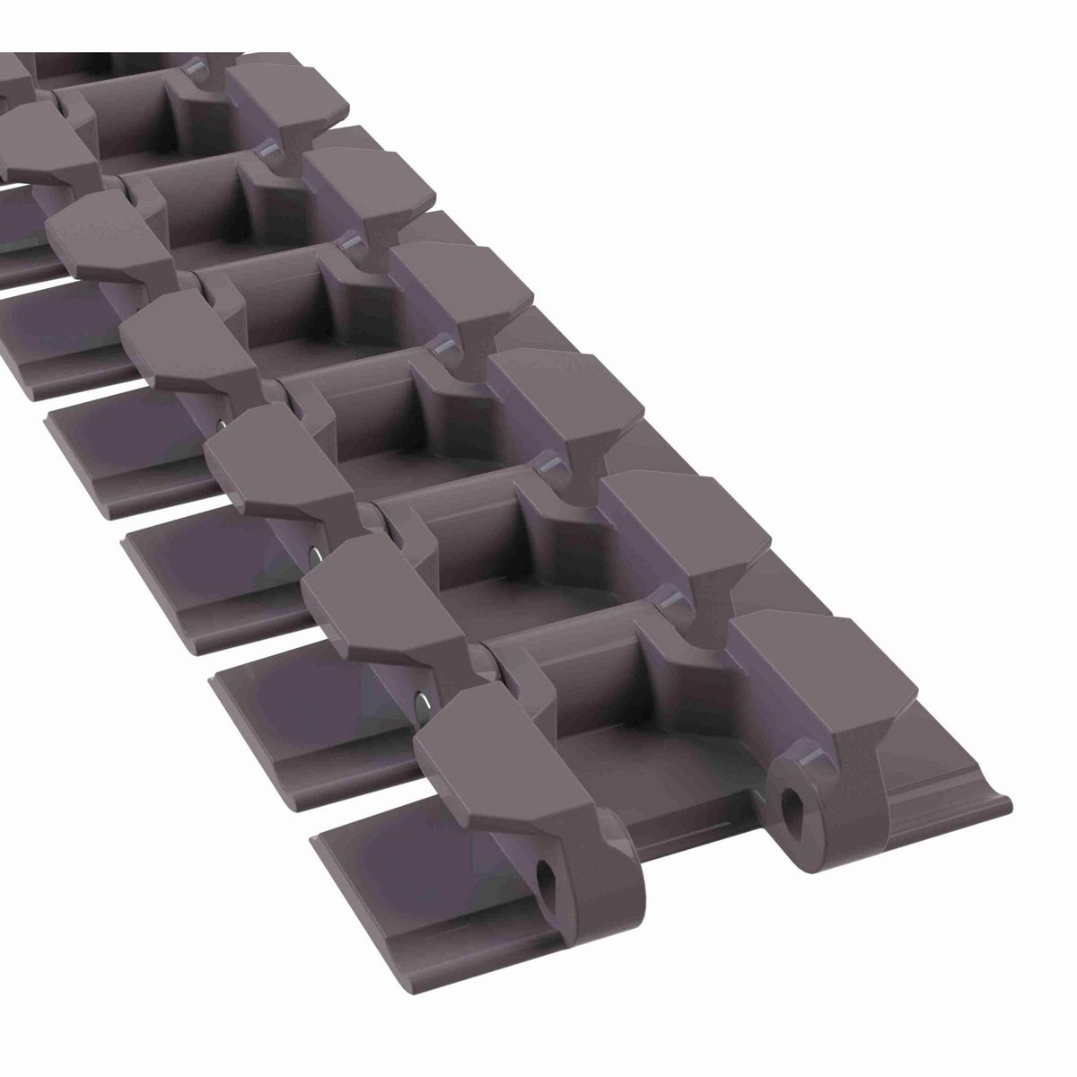 Rexnord 880TAB RubberTop® Side-flexing RubberTop®, Material: Brown High Performance, Width: 3.25in, Pitch: 1.5in - 81415981