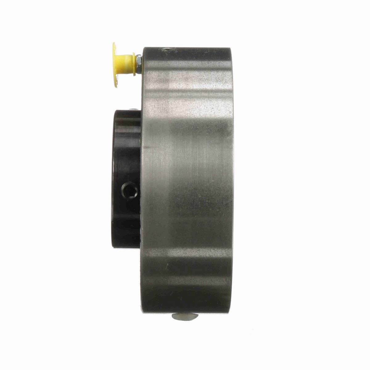 Sealmaster Mounted Cast Iron Cylindrical Cartridge Ball Bearing - 52100 Bearing Steel, Black Oxided - Setscrew Lock - SC-27
