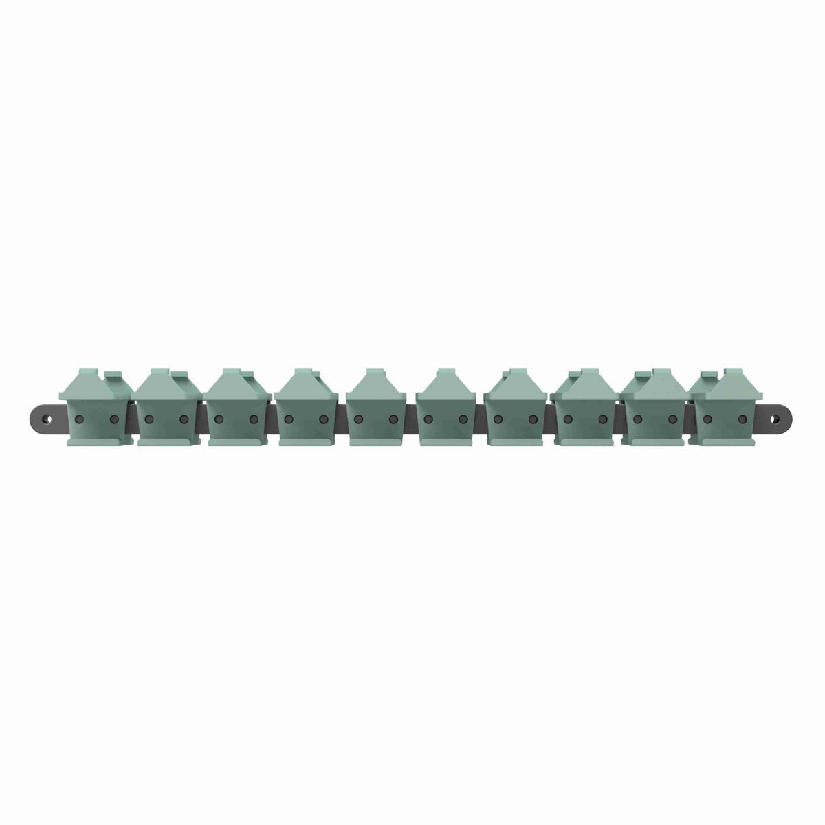Rexnord 1873TAB SideGrip™ Side-flexing, Material: Heat Stabilized (Green), Width: 3.75in, Pitch: 1.5in - 81439311
