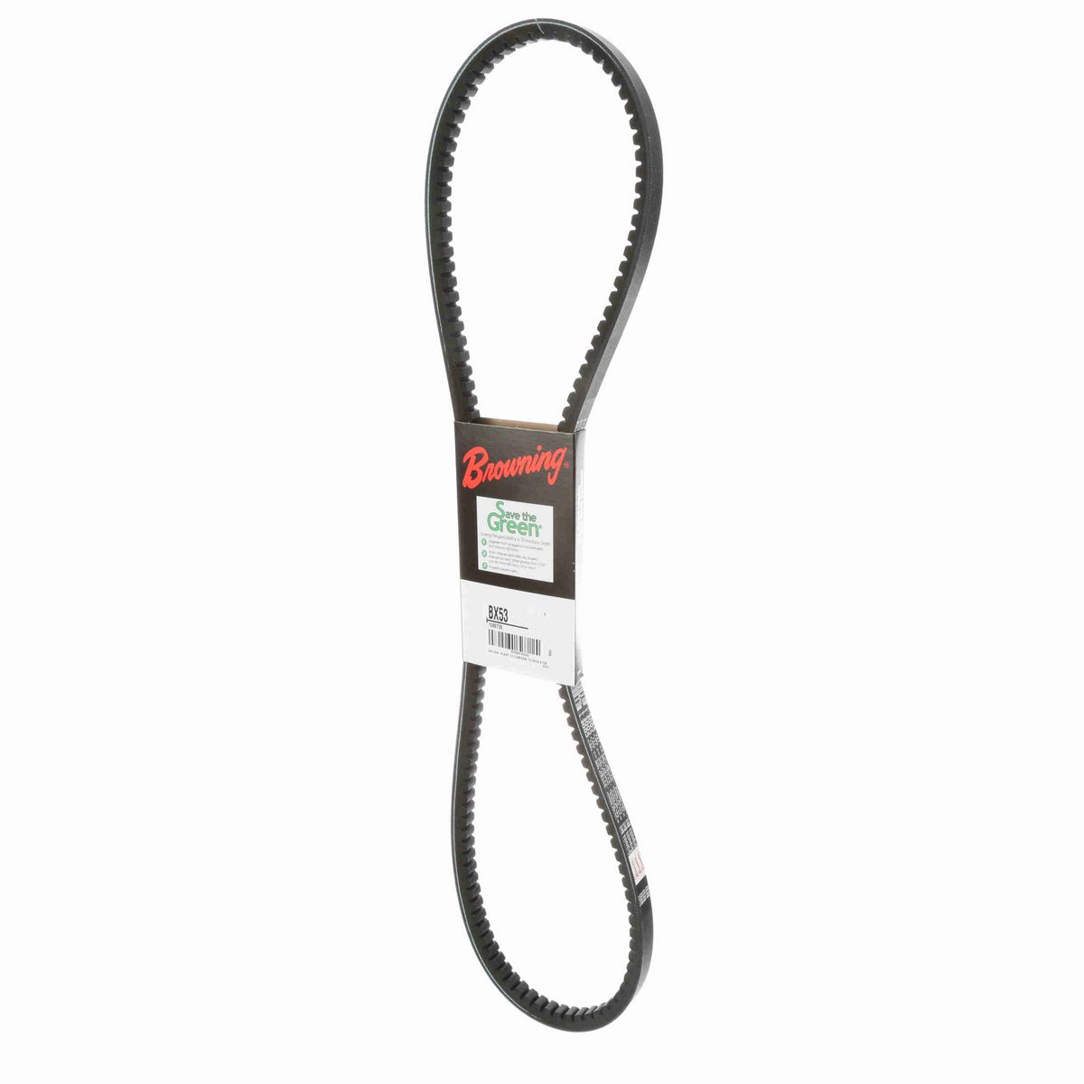 Browning EPDM Notched Belt 98% Efficient - BX53
