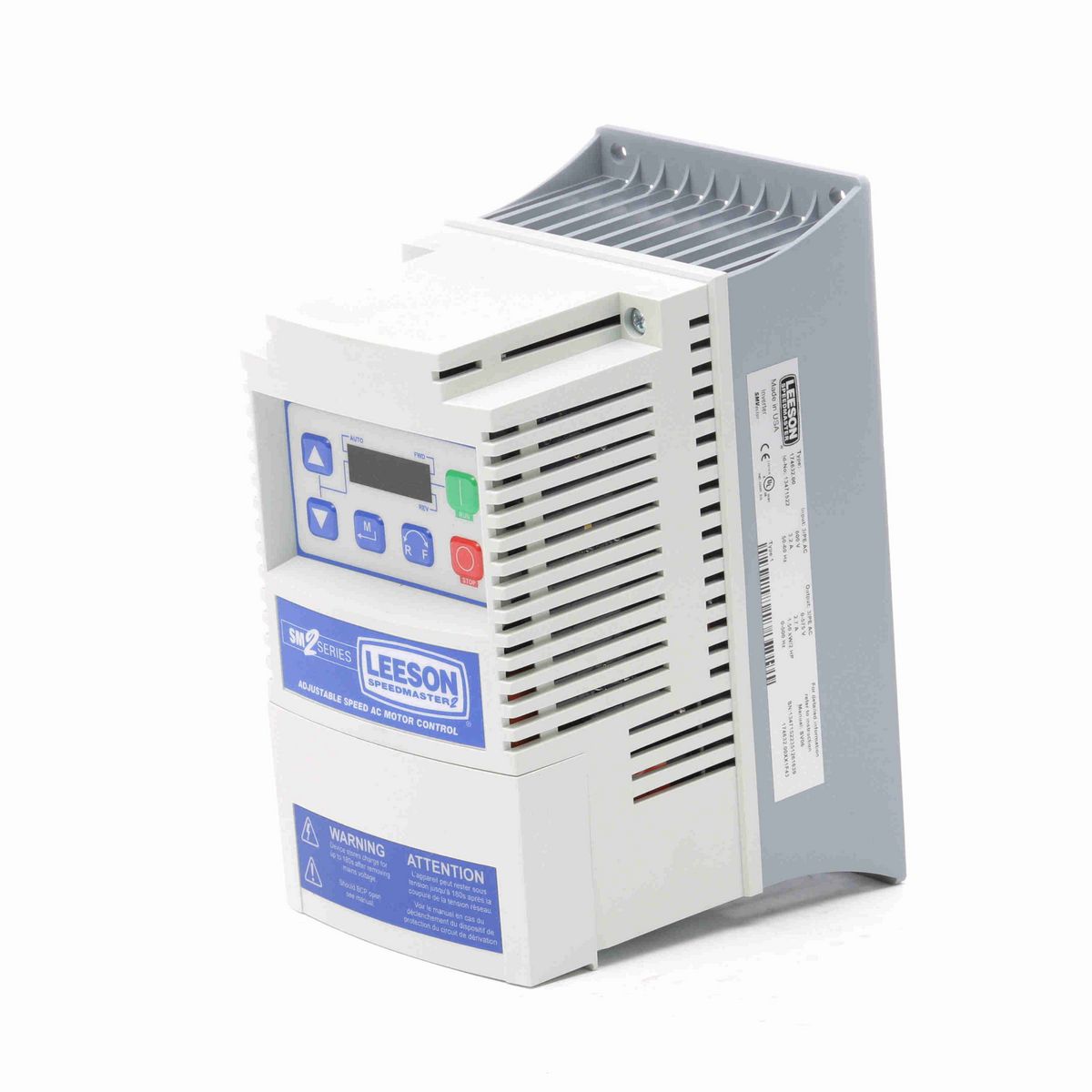 LEESON SM2 Vector NEMA 1 AC Drives, 2 HP, 480/590 V, 2.7 Amps - 174632.00
