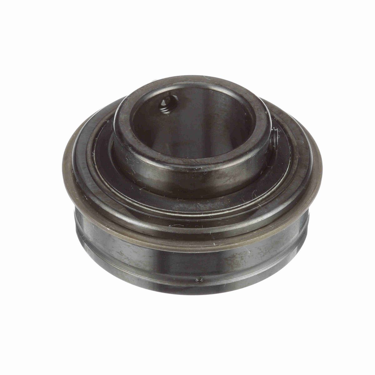 Sealmaster Mounted Insert Only Ball Bearing - 52100 Bearing Steel, Black Oxided - Setscrew Lock - ER-206