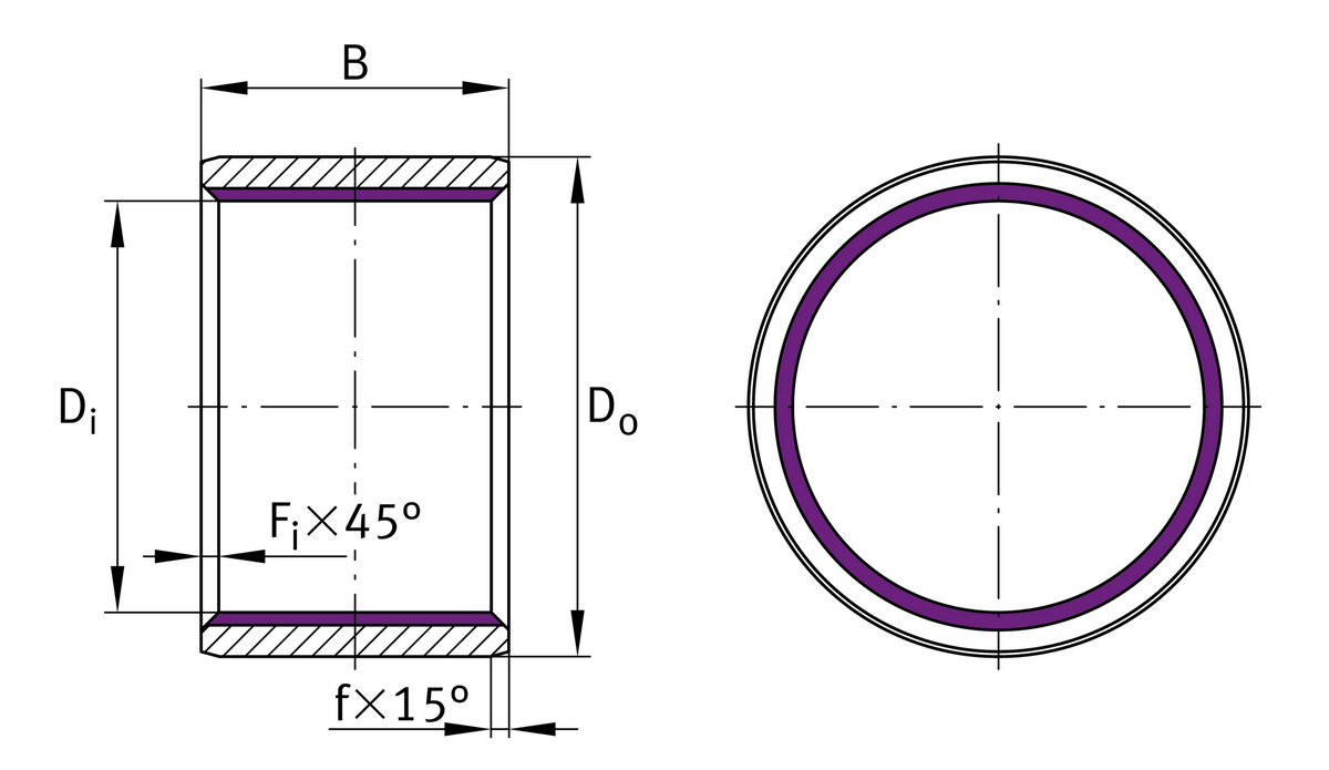 Втулка INA ZGB69,72X82,04X65,8