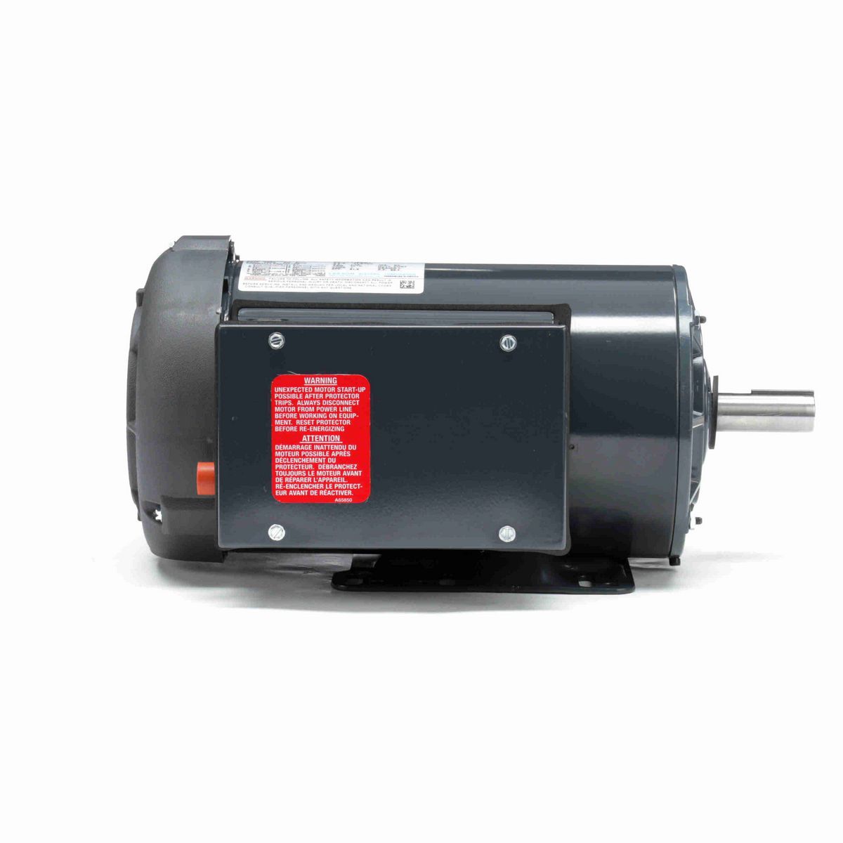 LEESON Agricultural Motor, 2 HP, 1 Ph, 60 Hz, 115/230 V, 1800 RPM, 56HZ Frame, TEFC - 117867.00