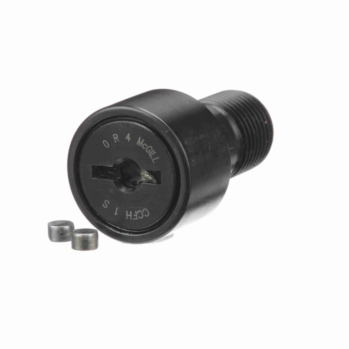 Опорный ролик с цапфой McGill Heavy Stud CAMROL CCFH 7/8 S, бочкообразный, с уплотнением, со шлицем под отвёртку, дюймовый