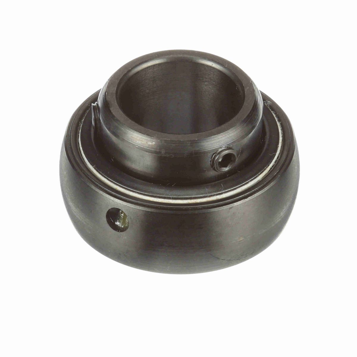 Sealmaster Mounted Insert Only Ball Bearing - 52100 Bearing Steel, Black Oxided - Setscrew Lock - 2-1