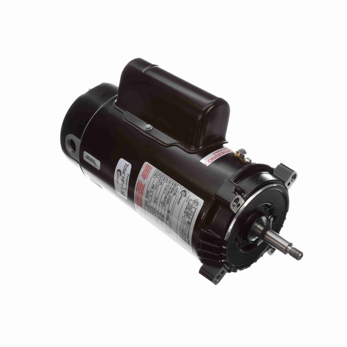 Century Pool Pump Motor, 1 1/2 HP, 1 Ph, 60 Hz, 230/115 V, 3600 RPM, 56J Frame, ODP - UCT1152