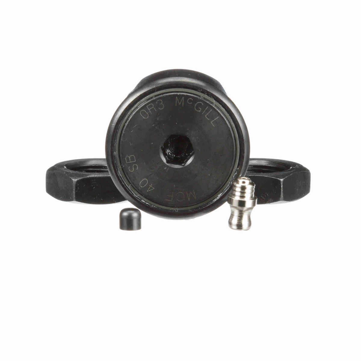 Опорный ролик с цапфой McGill CAMROL MCF 40 SB, бочкообразный, с уплотнением, с шестигранным отверстием, метрический