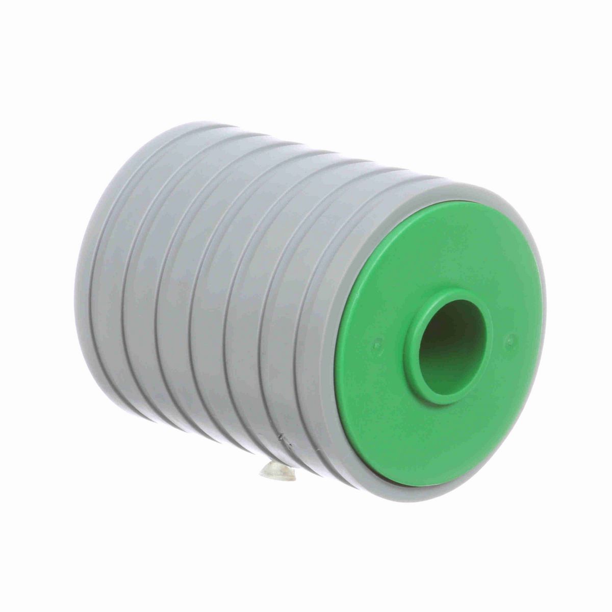 System Plast Return Roller with Rubber; OD: 67-mm, Shaft Dia: 20-mm, Length: 84.5-mm, Color: Green - RR-67B20ML85-PEG