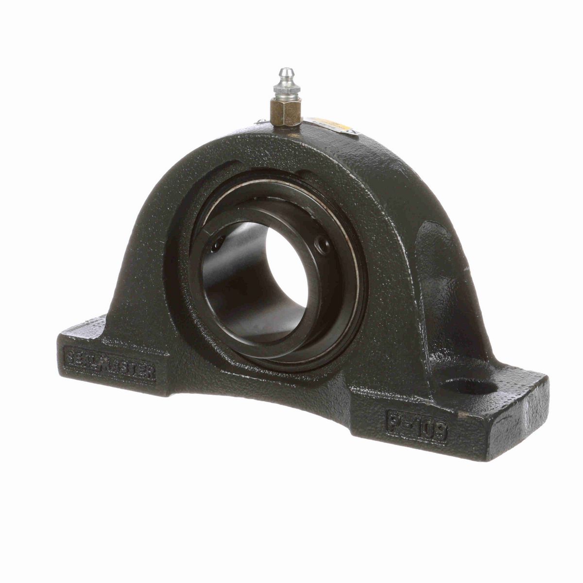 Sealmaster Mounted Cast Iron Two Bolt Pillow Block Ball Bearing - 52100 Bearing Steel, Black Oxided - Setscrew Lock - High Temperature - NP-31 VL