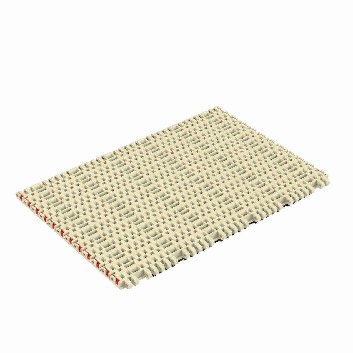 Rexnord 7705 RubberTop® Straight Running RubberTop®, Material: Beige High Temperature, Width: 9in, Pitch: 1in - 10324547