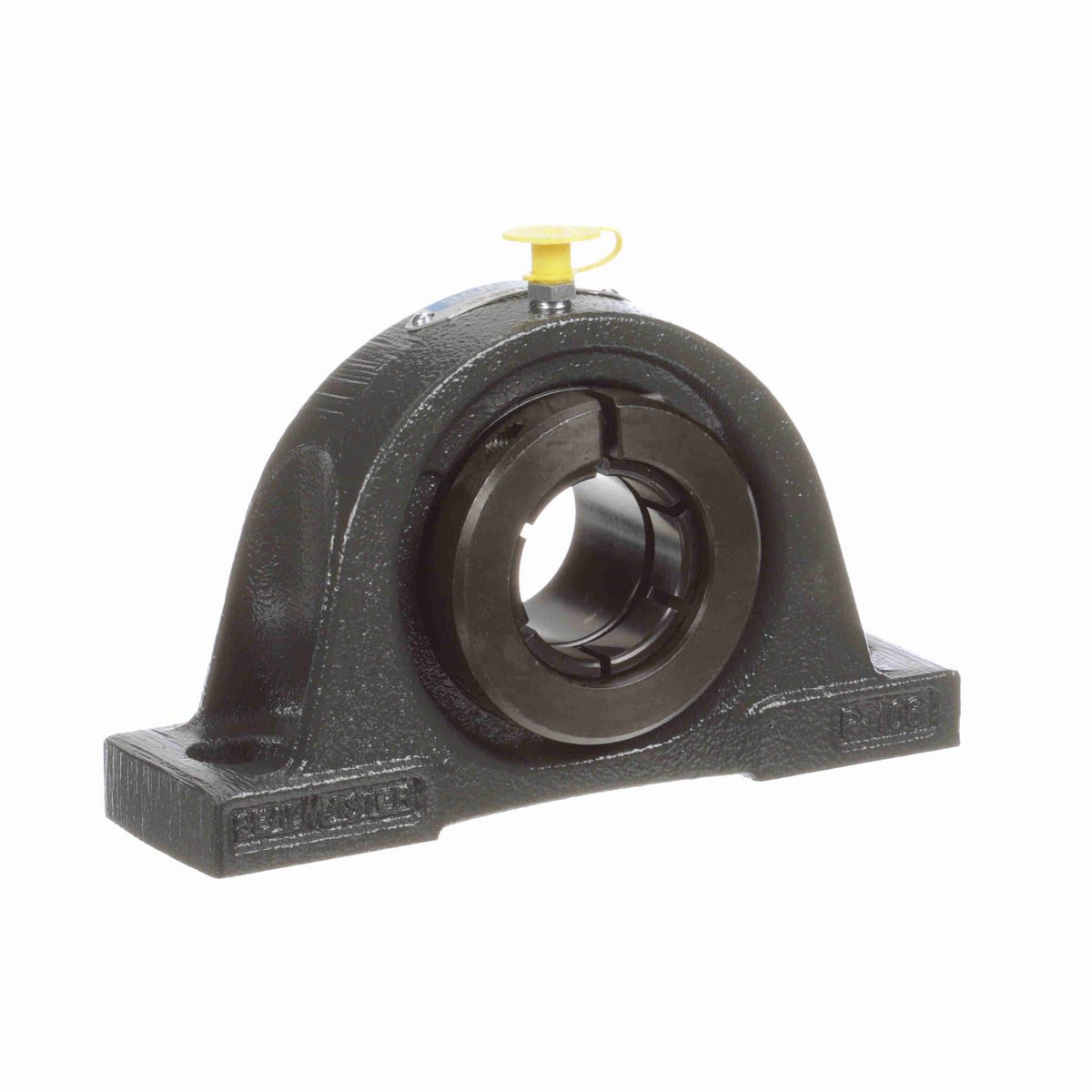 Sealmaster Mounted Cast Iron Two Bolt Pillow Block Ball Bearing - 52100 Bearing Steel, Black Oxided - Concentric Lock - NP-207TMC