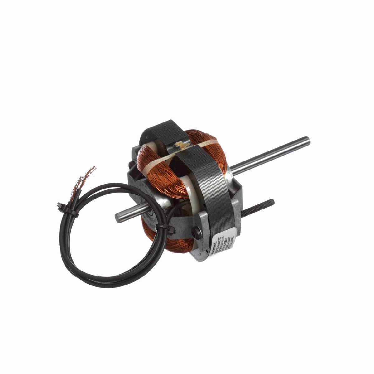 FASCO Fan and Blower Motor, 1/85 HP, 1 Ph, 60 Hz, 115 V, 3000 RPM, 1 Speed, 3.3" Diameter, OPEN - D200