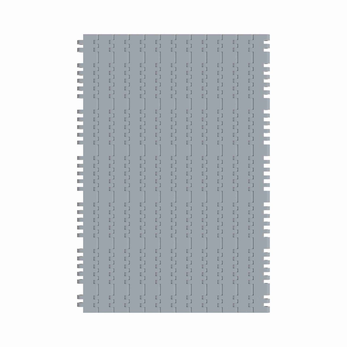 Rexnord 7705 Straight Running Solid Top, Material: Silver Platinum Series™ X, Width: 18in, Pitch: 1in - 10295398