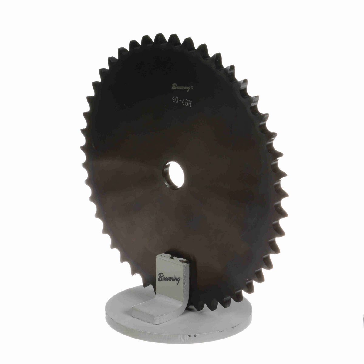 Browning Steel Minimum Plain Bore Roller Chain Sprocket - 40A45