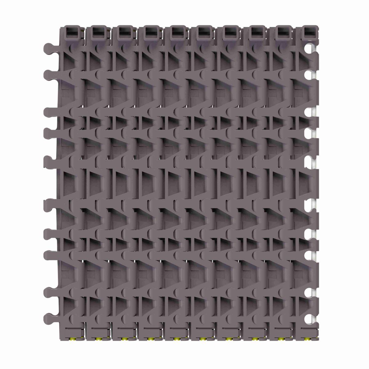 Rexnord 7956GT Side-flexing Flush Grid, Material: Brown High Performance, Width: 15in, Pitch: 1.25in - 10324704
