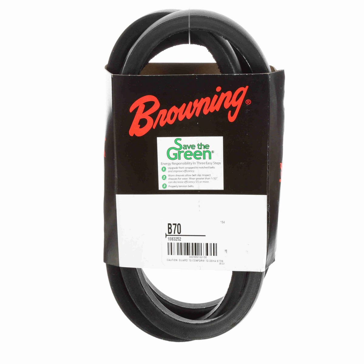 Browning Neoprene Wrapped Belt 95% Efficient - B70