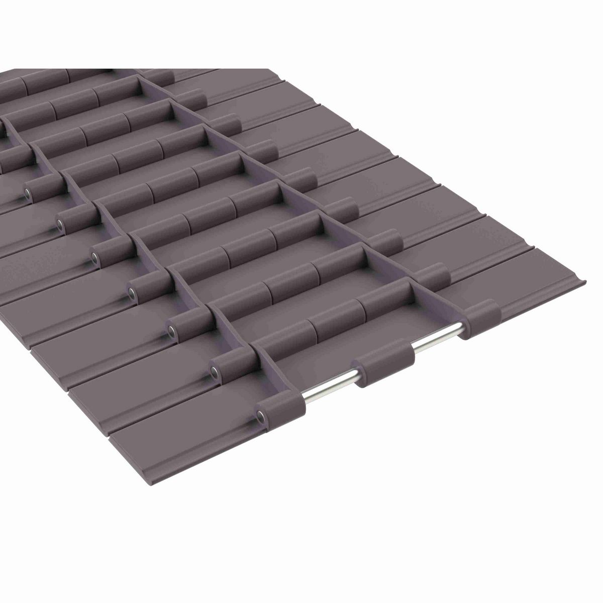 Rexnord 821 Straight Running Solid Top, Material: Brown High Performance, Width: 12in, Pitch: 1.5in - 81400033