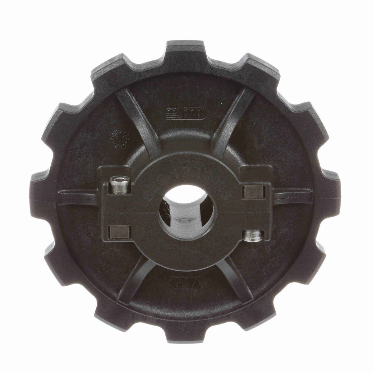 System Plast 880 Series Split Molded Sprocket with 12 Teeth and a 1in Round Idler Bore - 880-12R1-RS