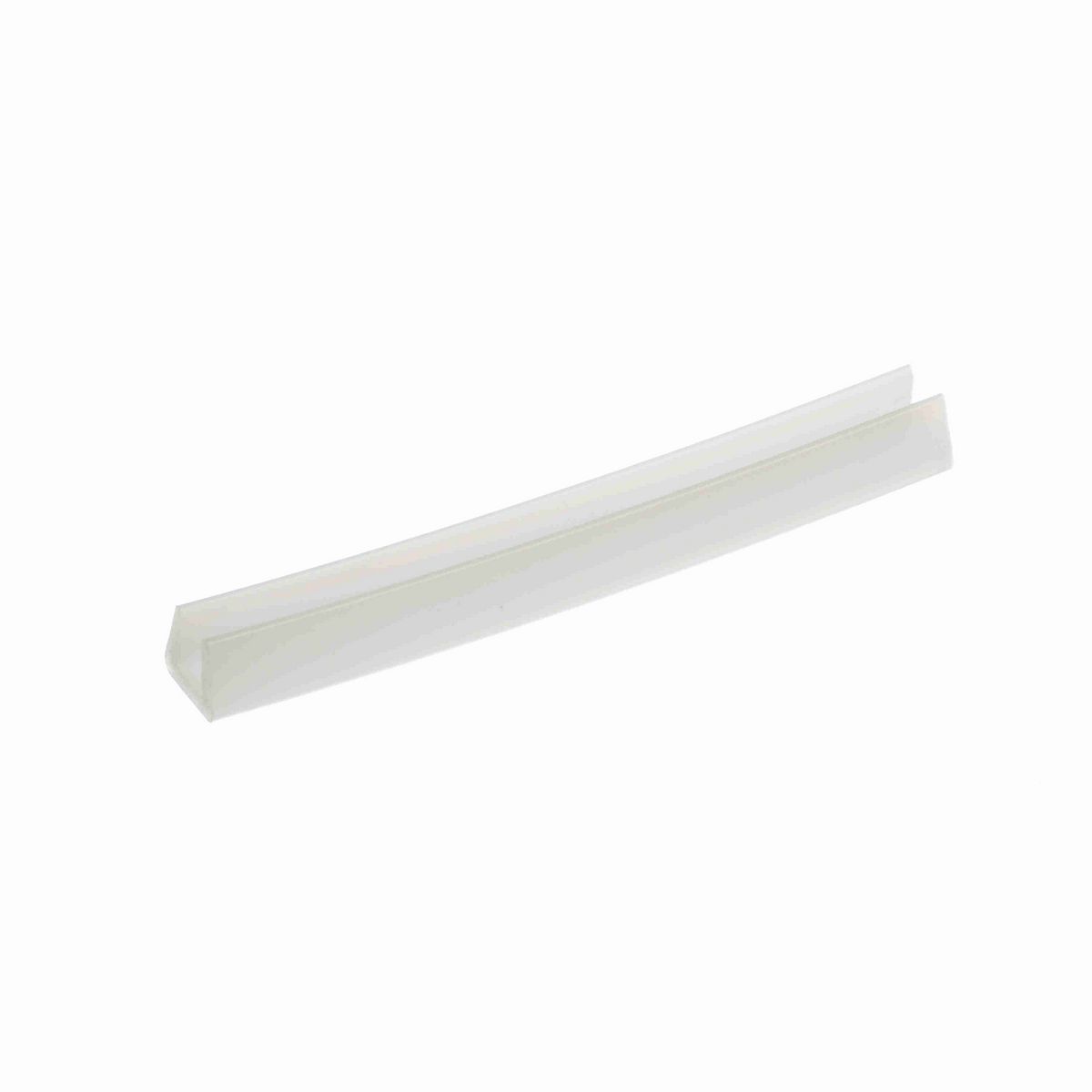 System Plast Bar Cap: 0.75"W X 0.63"H X 3000"L White UHMW-PE - VG-P38BC-250