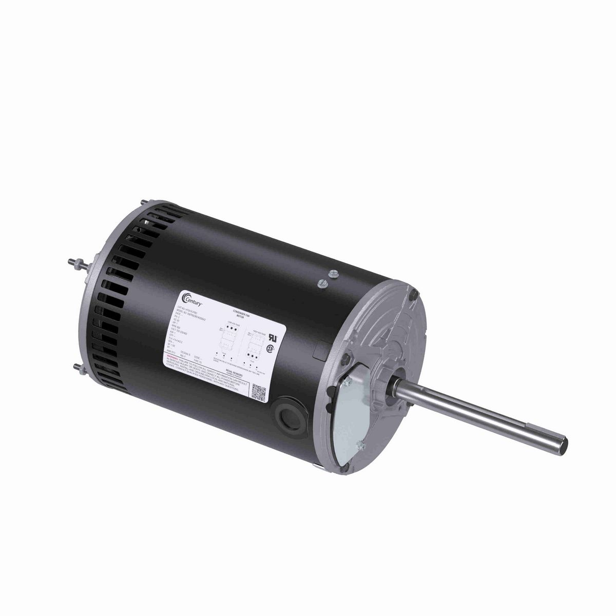 Century JuggerNaut® Pro Condenser Fan Motor, 1 HP, 3 Ph, 60 Hz, 200-230/460 V, 900 RPM, 56Z Frame, OAO - H1057A-PRO