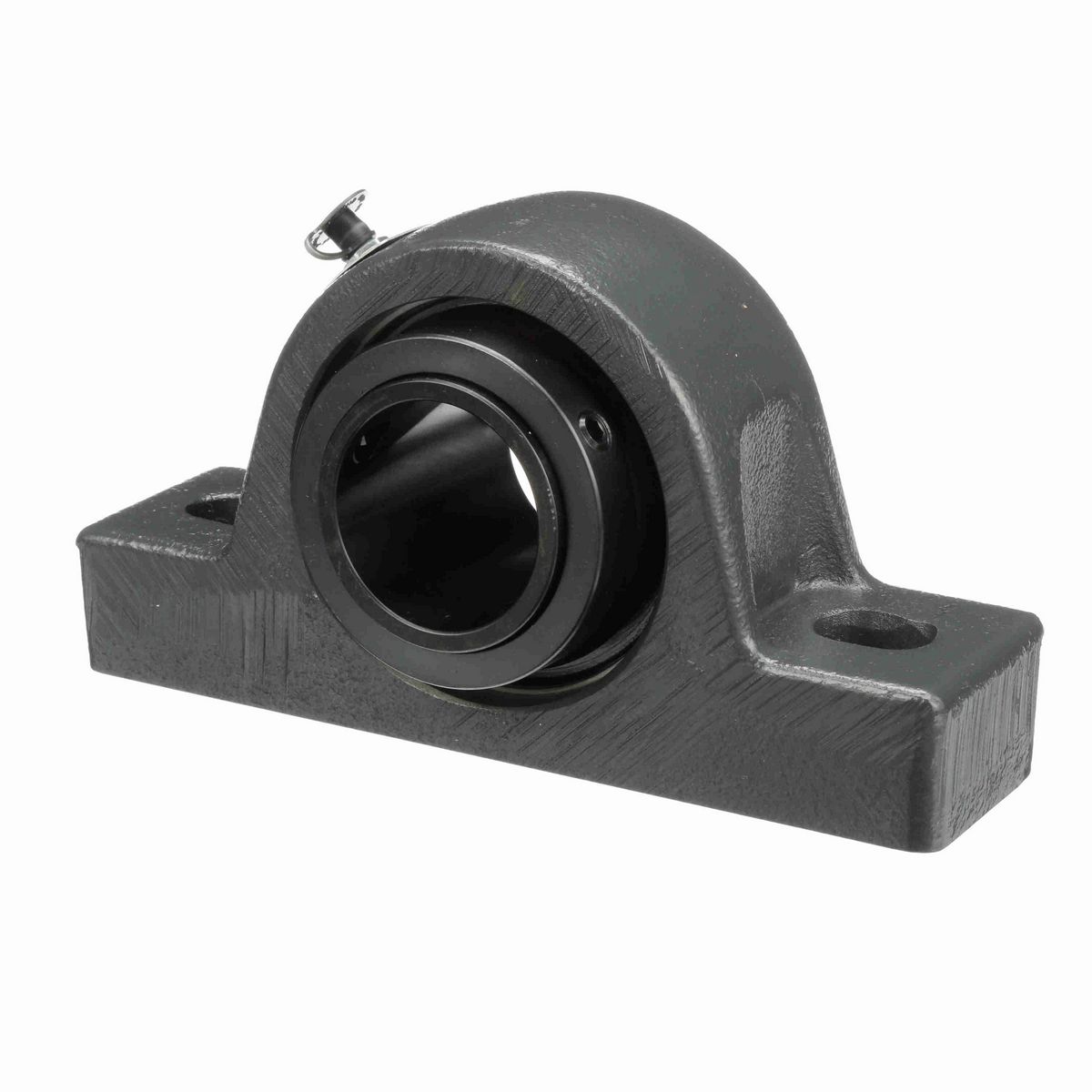 Sealmaster Mounted Cast Iron Two Bolt Pillow Block Spherical Roller - 52100 Bearing Steel, Black Oxided - Collar Mount Lock - USRB5000-115-C