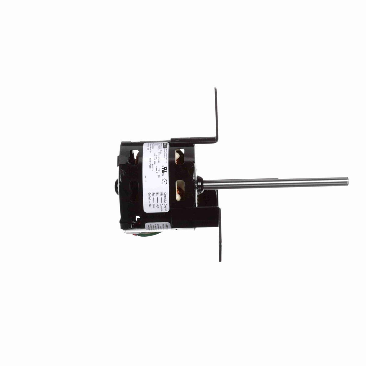 FASCO OEM Replacement Motor, 1/40 HP, 1 Ph, 60 Hz, 115 V, 1050/1550 RPM, 2 Speed, 3.3" Diameter, OAO - D0343