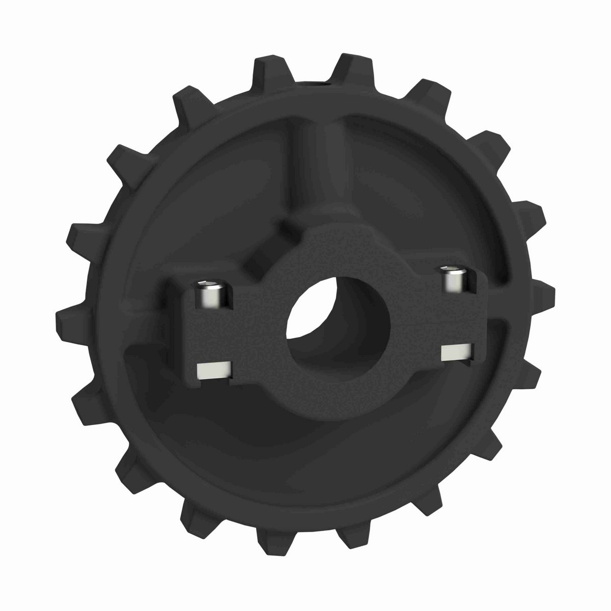 Rexnord 7700 Series Split Molded Nylon Sprocket with 18 Teeth and 30mm Round Idler Bore - 614-60-42