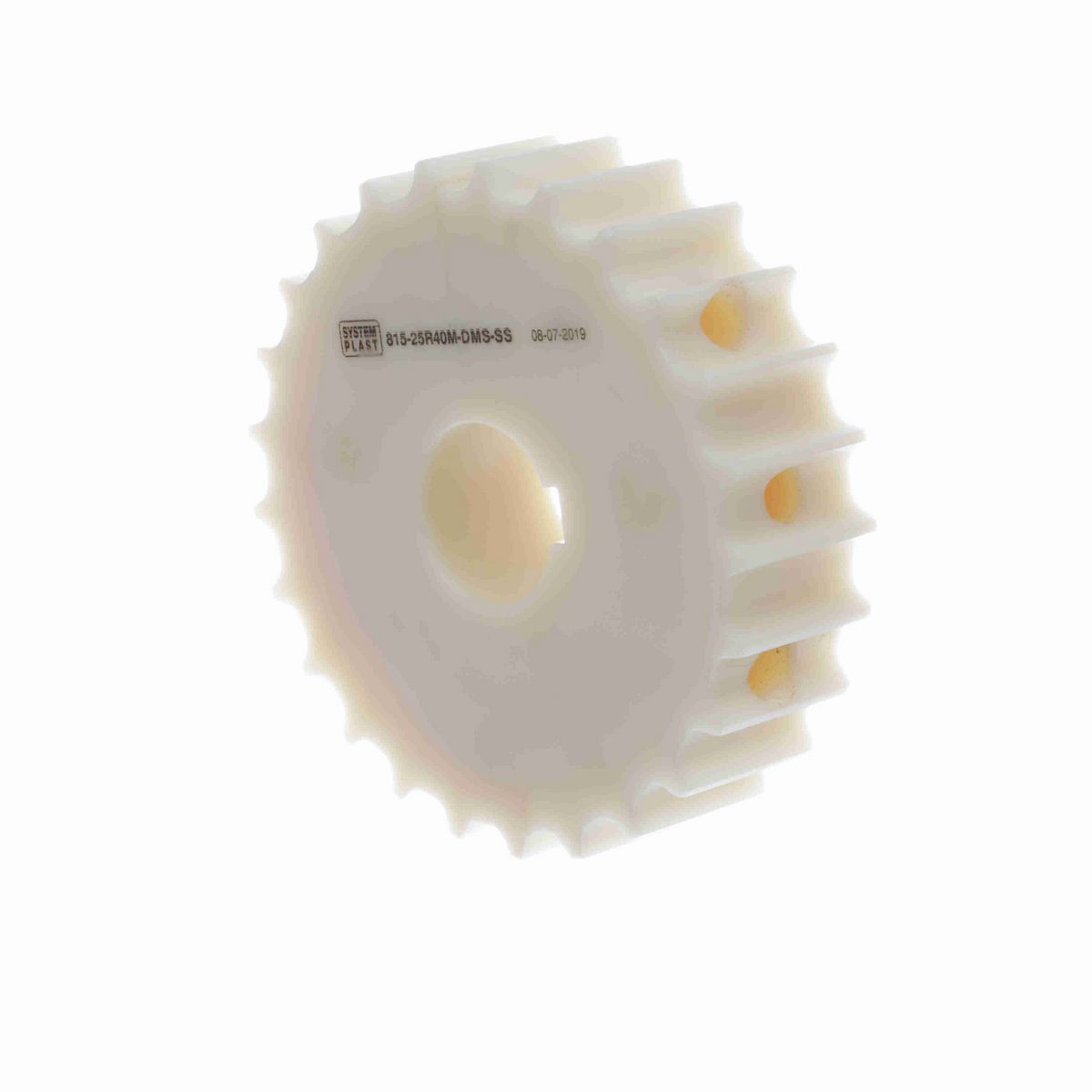 System Plast 815 Series Split Machined Sprocket with 25 Teeth and a 40mm Round Shaft-Ready Bore - 815-25R40M-DMS